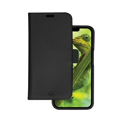 dbramante1928 - Etui à rabat pour iPhone 14 Pro - Cuir pleine fleur - Noir - Image 4