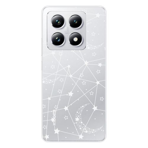 Coque en silicone imprimée compatible Xiaomi 14T 4G Lignes étoilées