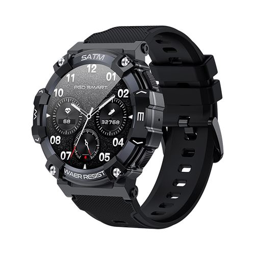GENERIQUE - Montre connectée - PG666 - Bluetooth - Étanche - Noir - Image 2