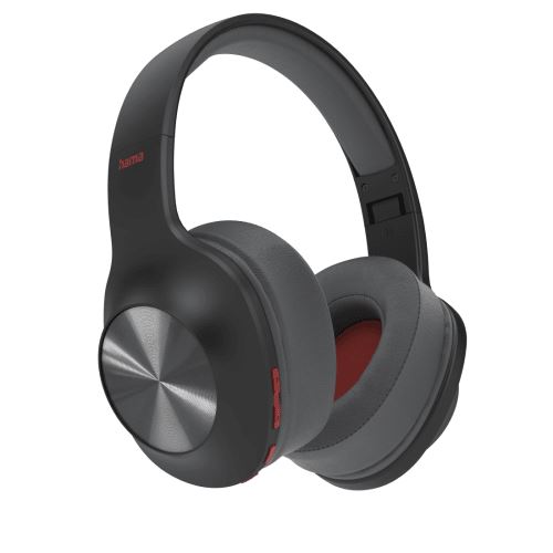 Non Communiqué Noir, Gris Hama Spirit Calypso Hi-Fi Micro-Casque Supra-Auriculaire Bluetooth Stereo Noir Pliable, Micro-Casque, Volume Réglable
