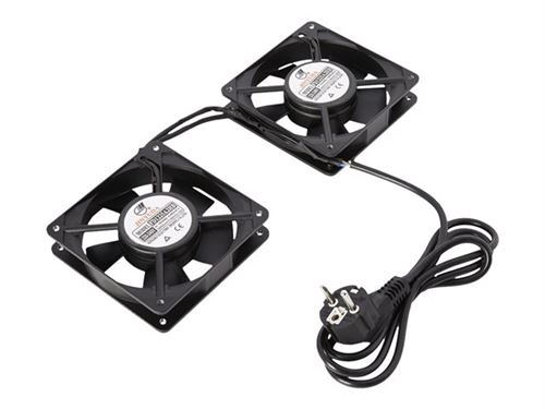 V7 RM2FANS-1E - Kit de ventilation pour rack - 125 mm