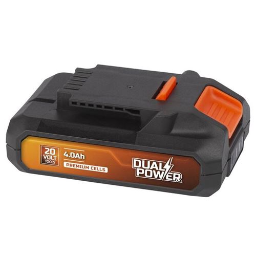 Non Communiqué Orange Batterie 20V 4Ah Li-Ion Dual Power Powdp9024 3 Led Indicateurs