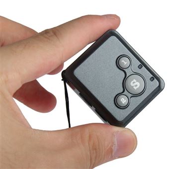 Balise GPS Miniature Tracker de Poche Enfant Micro Espion Télésecours Sos Noir YONIS - 1