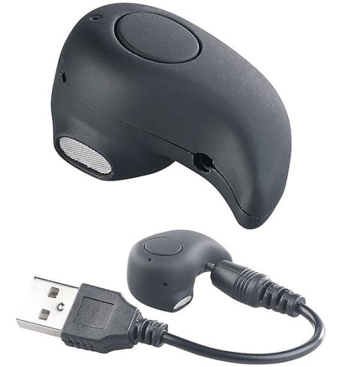 Oreillette intra-auriculaire sans fil à commandes One-Touch et bluetooth IHS-110.bt