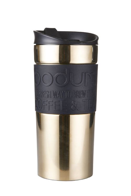 Bodum - Mug de voyage isotherme en inox, double paroi, 0.35 l
