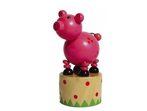 Jouet En Bois Wakouwa Marionnette Animal Articulé Enfant 3 Ans +