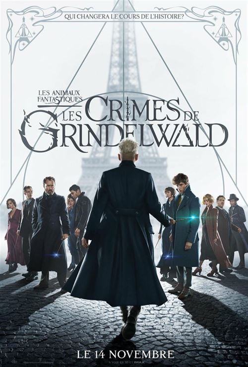Animaux fantastiques 2: Les crimes de Grindelwald - 2018 - Johnny Depp - 116x158cm - Affiche