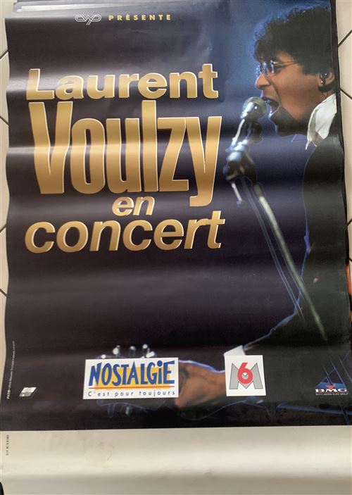 Laurent VOULZY - En Concert 1993 - 80x120cm - Affiche