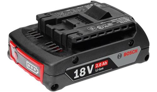Bosch Noir (Typique Des Batteries Bosch) Batterie Gba 18V 2.0Ah - 1600Z00036