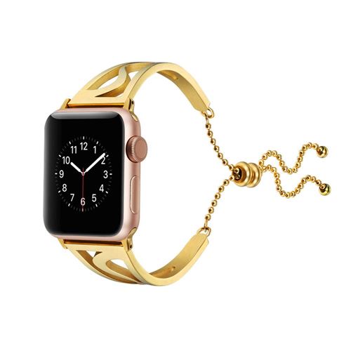 Bracelet en métal forme s classique or pour votre Apple Watch Series 4 40mm/3 2 1 38mm