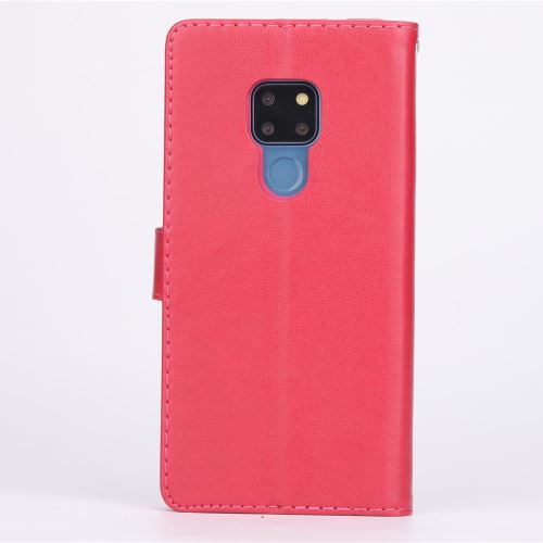 Etui en PU avec support rose pour votre Huawei Mate 20