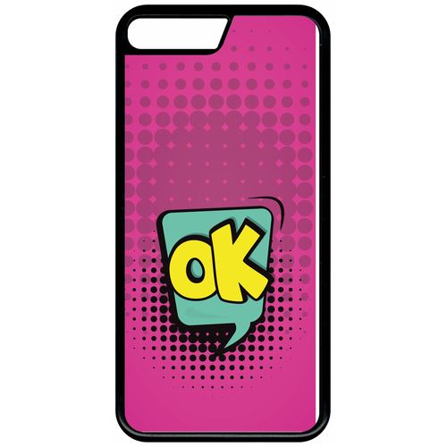 Coque Apple Iphone 7 Ok Fond Rose