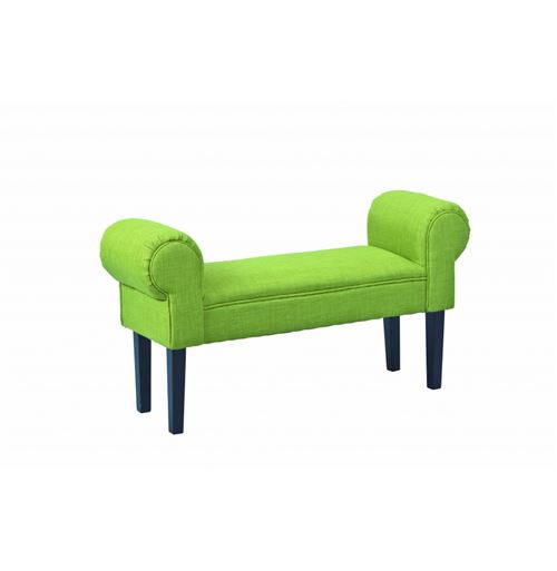Paris Prix - Banquette Vintage Bois Massif nordik 100cm Vert
