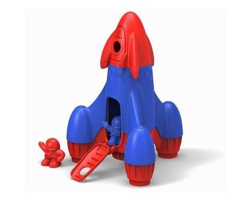 Green toys rocket- rouge