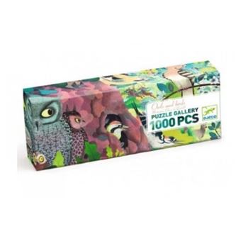 Puzzle 1000 pièces Djeco Owls and birds