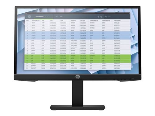 Hp P22 G4 - P-Series - Écran Led - 21.5" - 1920 X 1080 Full Hd (1080P) @ 60 Hz - Ips - 250 Cd/M² - 1000:1 - 5 Ms - Hdmi, Vga, Displayport - Noir