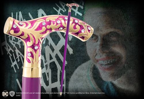 dc comics - suicide squad - réplique canne du joker