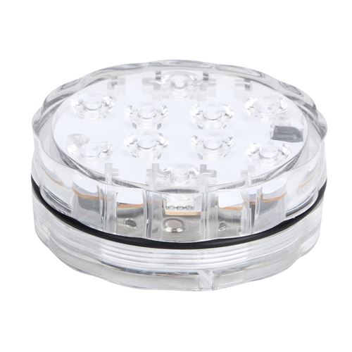 Lampe de piscine 10LED RGB submersible étanche sous-marin avec télécommande