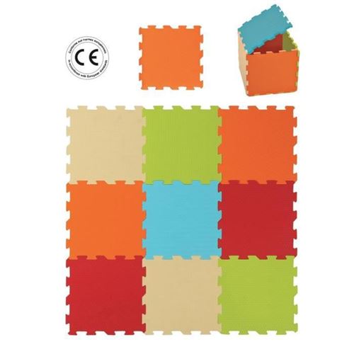 LUDI Dalles en mousse Unies - 90 x 90 cm