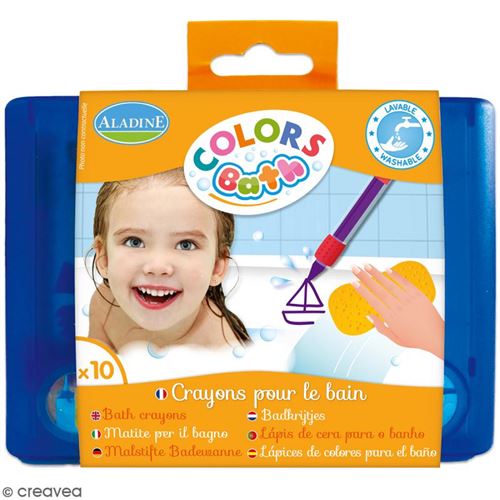 Crayons pour le bain - Colors bath - 10 pcs