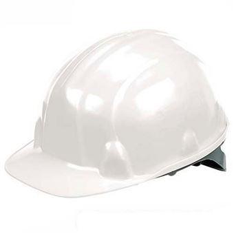 Casque dur de chantier blanc Silverline - 1