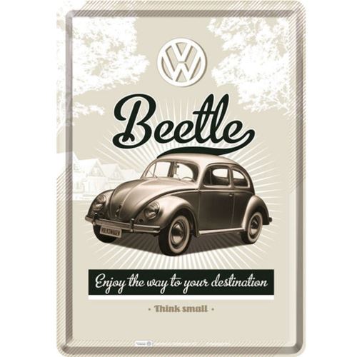Petite plaque en métal Volkswagen