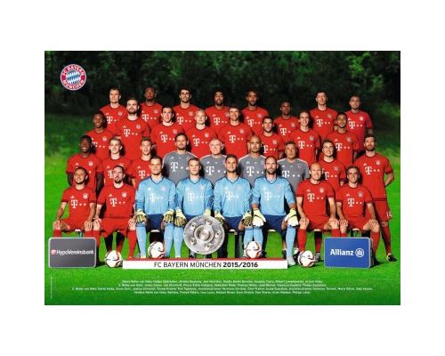 Puzzle 1000 Pièces : FC Bayern Munich Saison 2015/2016, Ravensburger