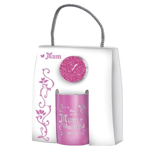 Sensations Mum - Coffret bougie (Taille unique) (Argent / rose) - UTSG18733