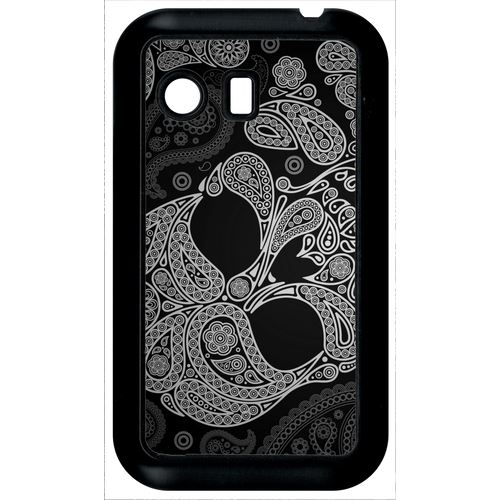 Coque Samsung Galaxy Y Tete De Mort Barroque