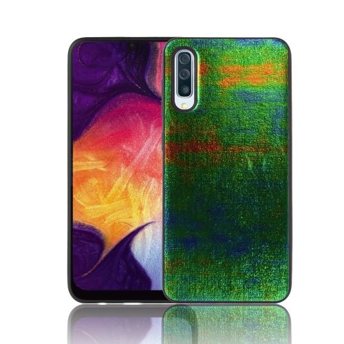 Etui en PU vert pour votre Samsung Galaxy A50