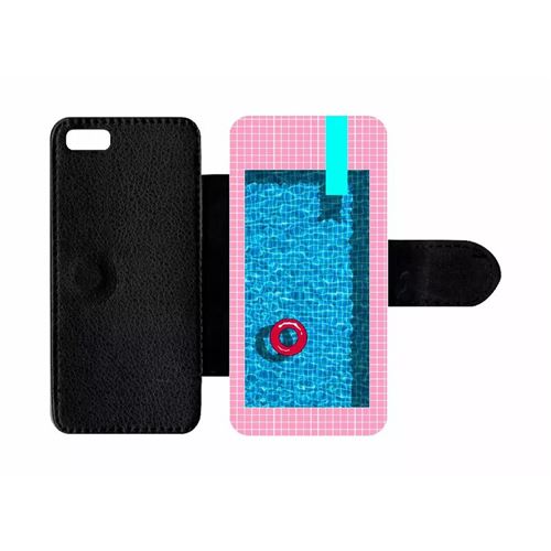 Etui À Rabat Apple Iphone 5c Illusion Piscine T Baignade