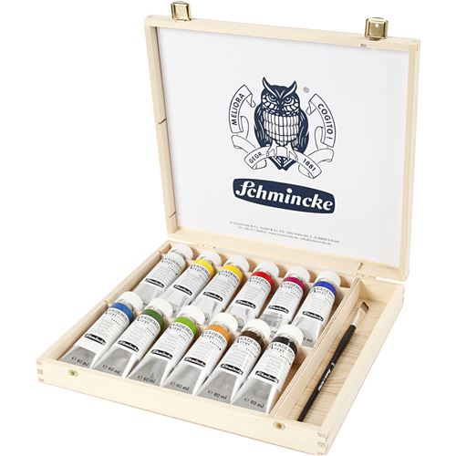 Schmincke set de peinture acrylique Akademie 60 ml 12 tubes