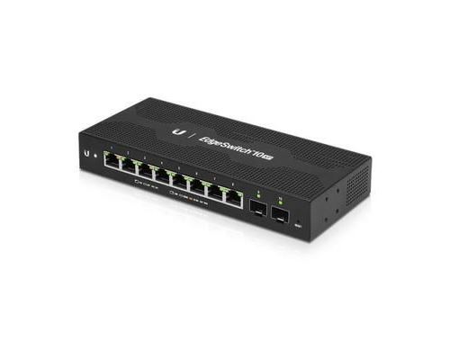Ubiquiti Networks EdgeSwitch 10XP Géré L2 Gigabit Ethernet (10/100/1000) Noir Connexion Ethernet, supportant l'alimentation via ce