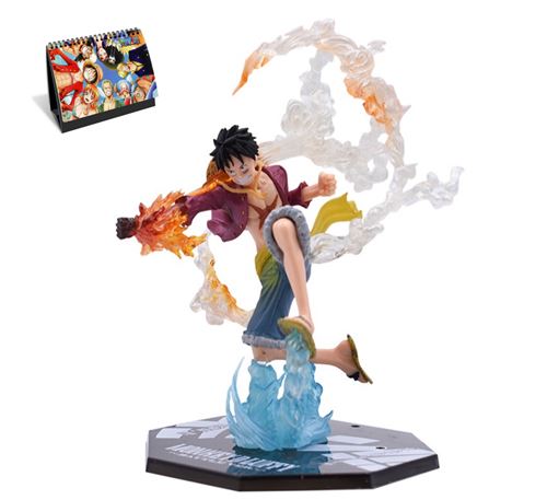 Figurine Animation One Piece Combat Luffy PVC collection modèle jouets cadeau 17 cm