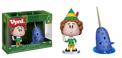 Funko - Figurine Elf - 2-Pack Elf Buddy And Narwhal Vynl 10cm - 0889698229142
