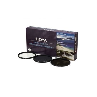 Hoya Digital Filter Kit II - Ensemble de filtres - UV/polariseur circulaire/densité neutre - 72 mm