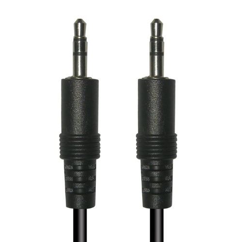 Sinox CTA6102 Câble audio Jack 3,5 mâle/mâle 1,20 m Noir