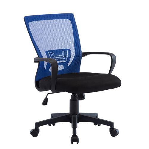 Chaise Gaming -Fauteuil de Bureau Dossier Inclinable ,Réglable en Hauteur Bleu