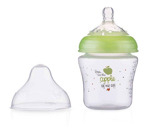 Nûby - Biberon - Little Moments - Vert - Débit lent - 180ml - 0 Mois