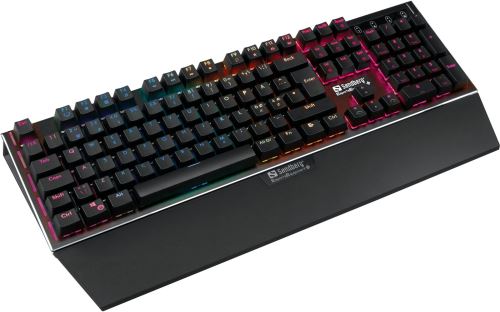 Sandberg FireStorm - Clavier - backlit - USB - Nordique - commutateur : Outemu Blue