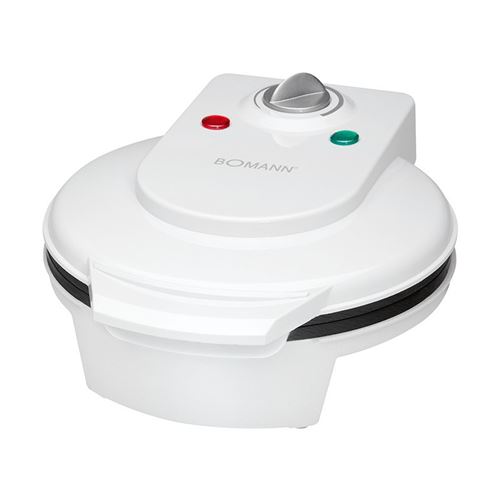 Bomann Gaufrier D.18 cm blanc - 1200W T.U
