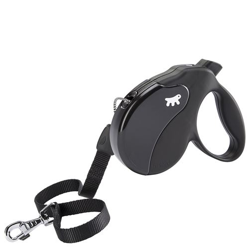 Meilleurs prix pour Ferplast Laisse rétractable pour chiens AMIGO CORD LONG, cordon rétractable, 7 mètres, max 20 kg, Noir