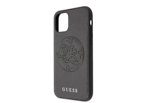 Coque pour Iphone 11 Pro Guess Saffiano noir