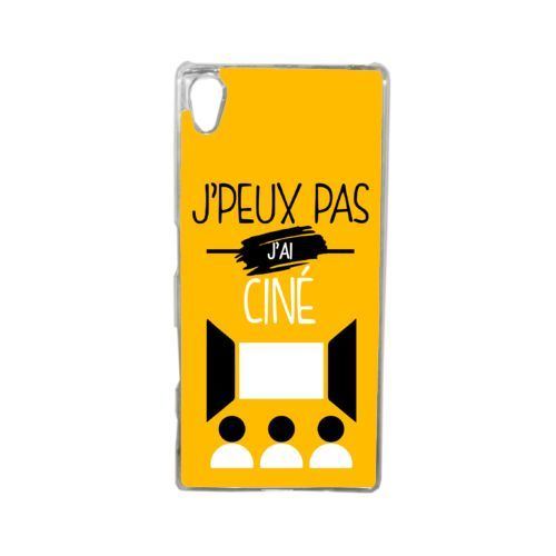 Coque j peux pas j ai cin 5 compatible sony xperia z5 transparent