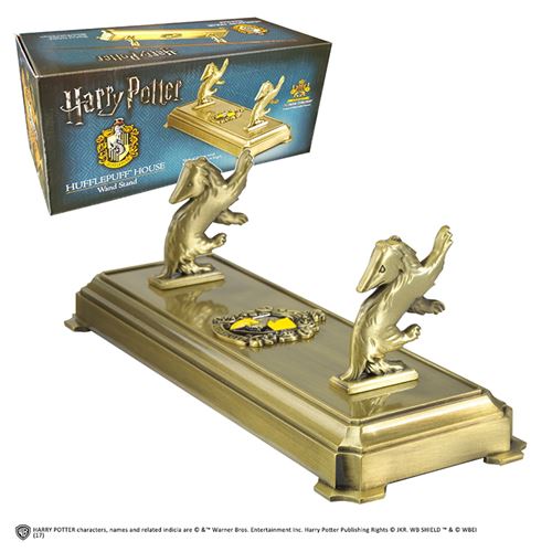 HARRY POTTER - Présentoir Baguette Poutsouffle Doré