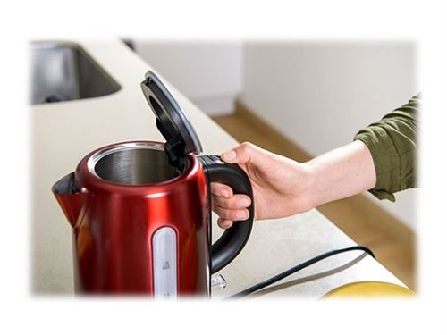 Solac KT5857 Stillo - Bouilloire - 1 litre - 2.2 kWatt - rouge