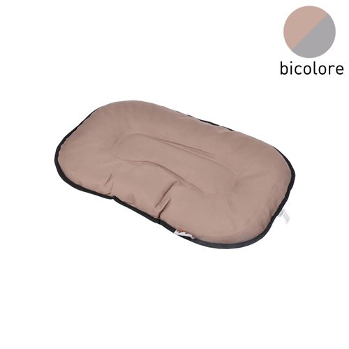 Comparer les prix de coussin flocon 53cm bicolore taupe/gris