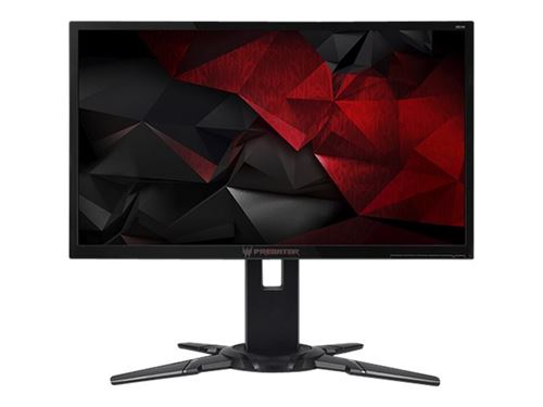 Predator XB240HBbmjdpr - 3D LED-monitor - 24 - 1920 x 1080 Full HD (1080p) - TN - 350 cd/m² - 1 ms - HDMI, MHL, DVI, DisplayPort, VGA - luidsprekers - glanzend zwart