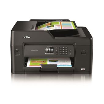 Brother MFC-J6530DW - Imprimante multifonctions - couleur - jet d'encre - A3/Ledger (297 x 432 mm) (original) - A3/Ledger (support) - jusqu'à 12 ppm (copie) - jusqu'à 22 ppm (impression) - 250 feuilles - 33.6 Kbits/s - USB 2.0, LAN, Wi-Fi(n), hôte USB - 1