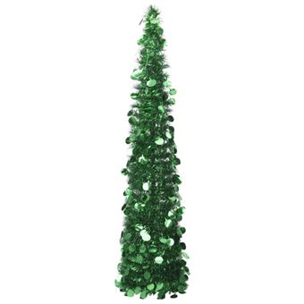 Vidaxl Sapin De Noel Artificiel Escamotable Vert 150 Cm Pet Achat Prix Fnac